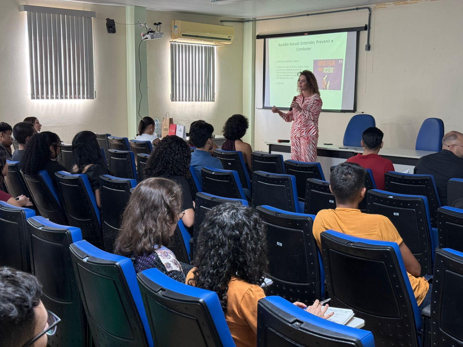 Capa da notícia Na Unifap, DPE-AP debate acolhimento 