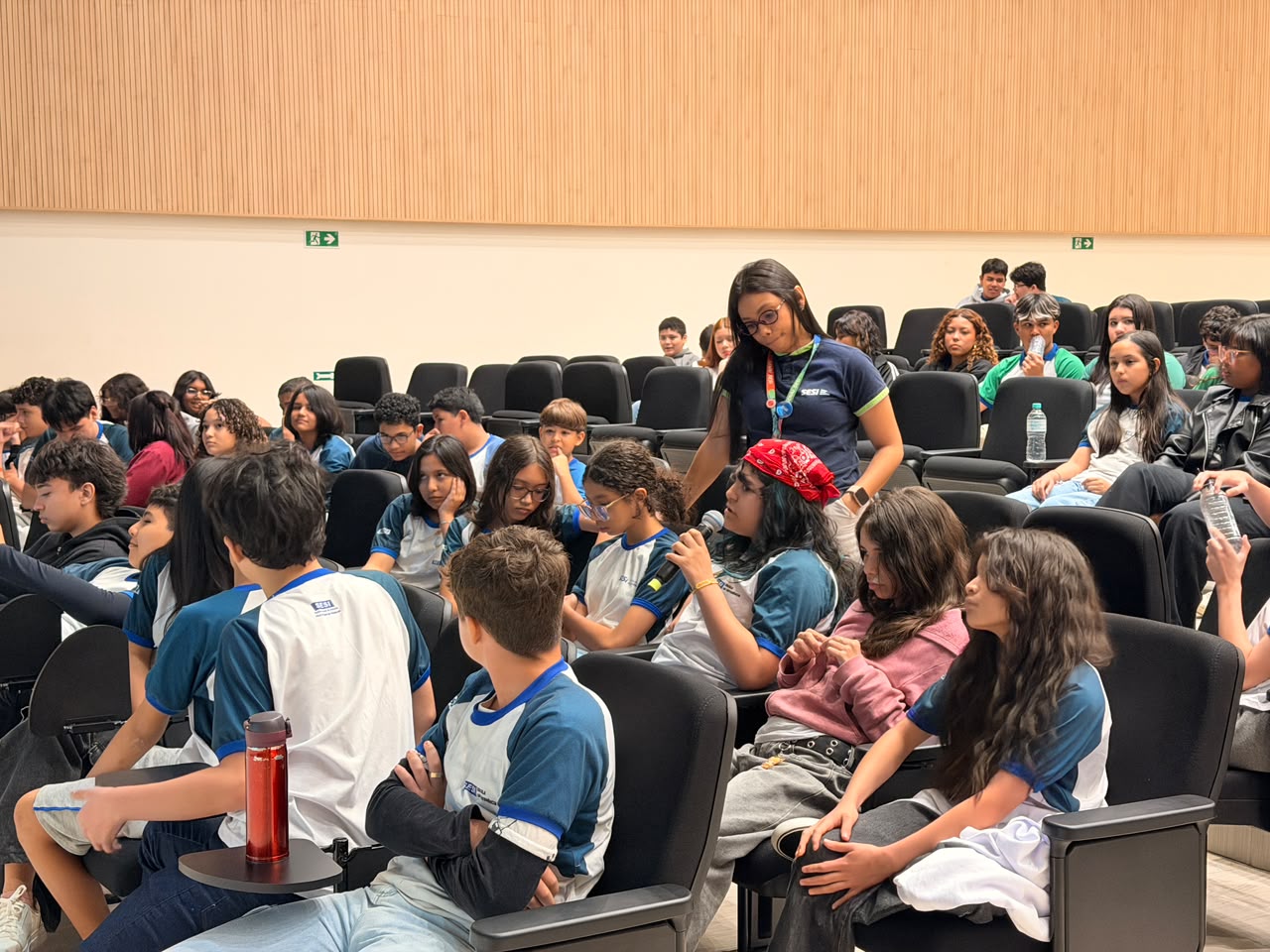 Capa da notícia Estudantes compartilham relatos em palestra da DPE-AP sobre a Lei Maria da Penha